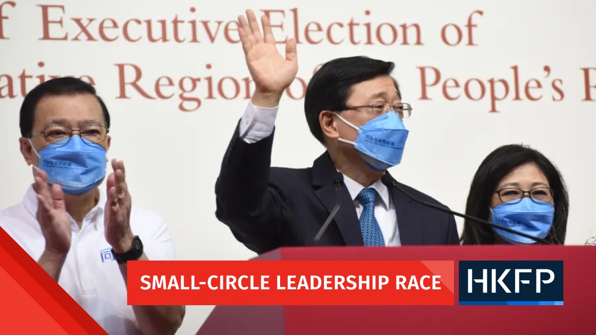 ‘Absolutely wrong’ to claim Hongkongers face legal charges over speech, says next leader John Lee