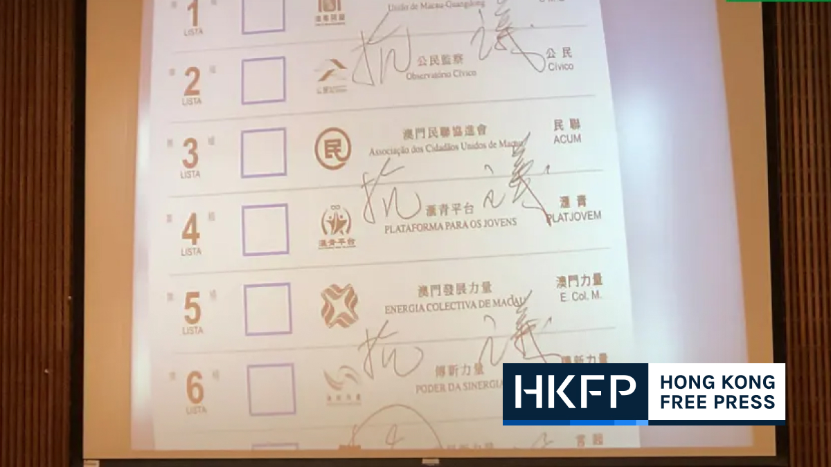 In Pictures: ‘I want real universal suffrage’ – Macau voters protest on ballots amid record-low turnout